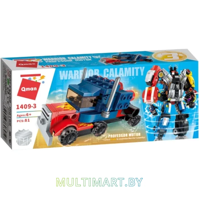 Конструктор Qman 1409-3 Creative Master (81 деталь)